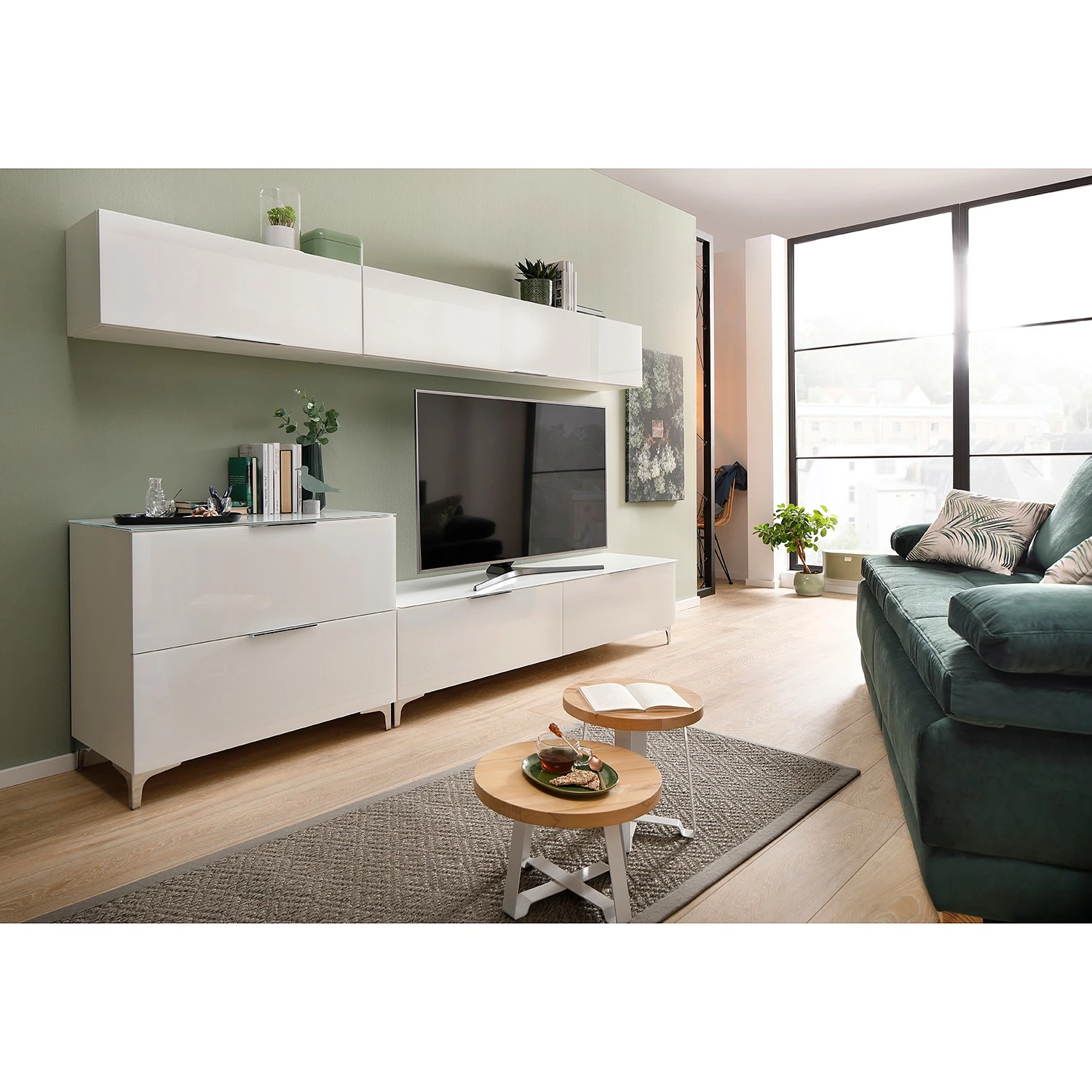 Maja Meuble Möbel Murale Shino I 180 Cm Blanc 4 Maja Meuble Möbel Murale Shino I 180 Cm Blanc – Image 2