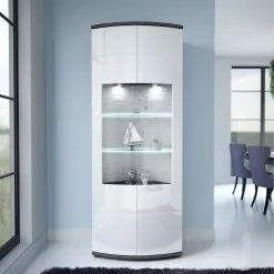 Vitrine Loftscape Anthracite Brillant Blanc -Armoires Soldes 1000171348 190424 07580300238 MOOD GALLERYIMAGES P000000001000171348 mood
