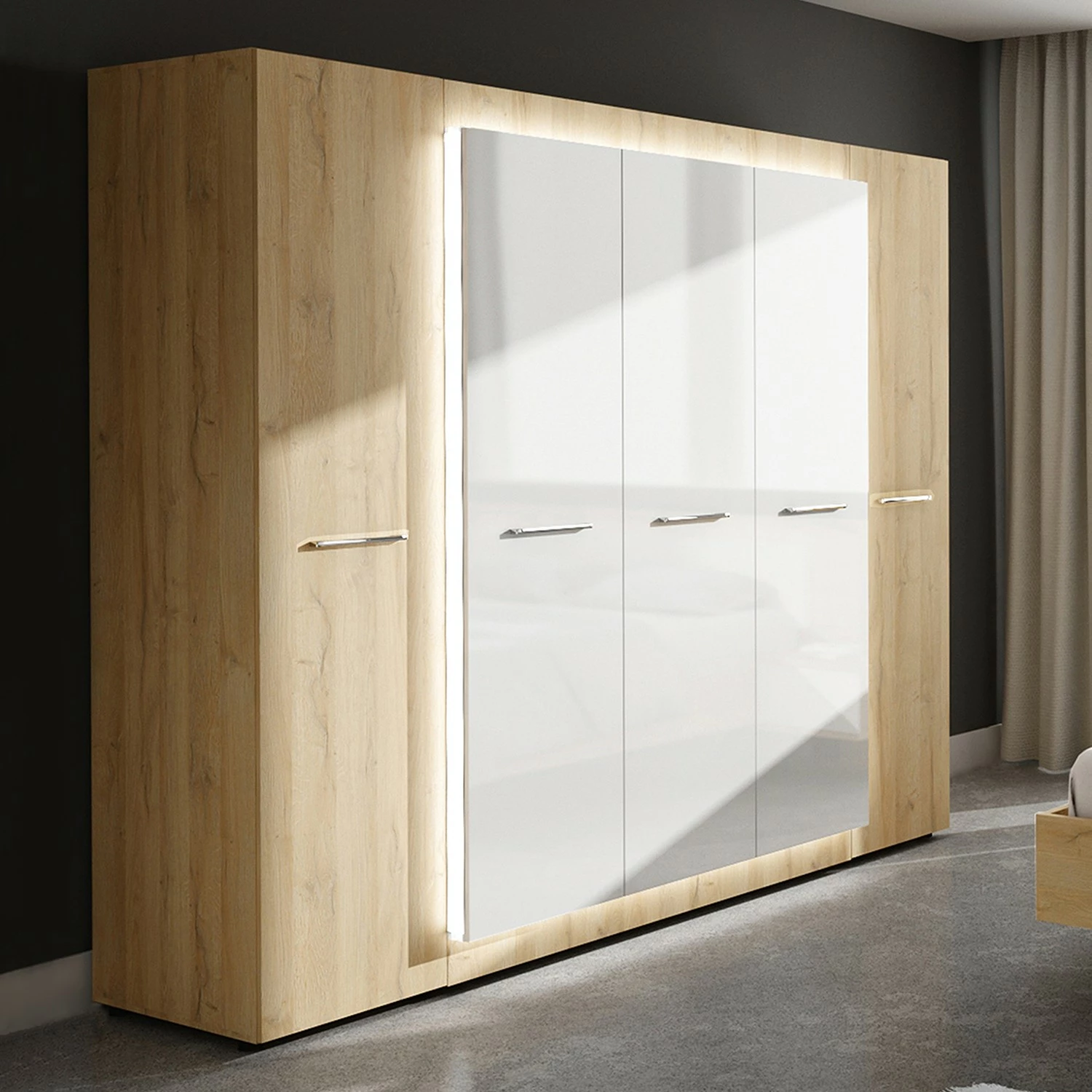 Armoire Loftscape Stokka Marron 4 Armoire Loftscape Stokka Marron – Image 2