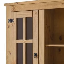 Maison Belfort Vitrine pour buffet Finca Rustica - Pin massif - Epicéa naturel -Armoires Soldes 1000178034 200221 14583500006 DETAILS P000000001000178034