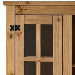 Maison Belfort Vitrine pour buffet Finca Rustica - Pin massif - Epicéa naturel -Armoires Soldes 1000178034 200221 14583500008 DETAILS P000000001000178034