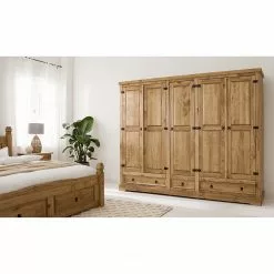Maison Belfort Pin Armoire Finca Rustica Ii 243 Cm Massif -Armoires Soldes 1000178061 200507 14115300027 MOOD DETAILS P000000001000178061 mood