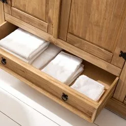 Maison Belfort Pin Armoire Finca Rustica Ii 243 Cm Massif -Armoires Soldes 1000178061 200507 14115800035 DETAILS P000000001000178061