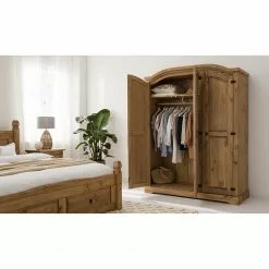 Maison Belfort Pin Armoire 149 Cm Massif -Armoires Soldes 1000178066 200506 14210000007 DETAILS P000000001000178066