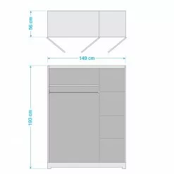 Maison Belfort Pin Armoire Largeur 149 Cm -Armoires Soldes 1000178067 210622 14322400026 SKETCH DETAILS P000000001000178067 sketch
