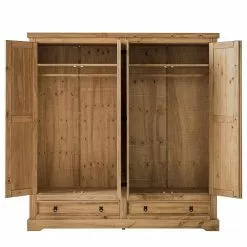 Maison Belfort Pin Armoire Finca Rustica Ii 194 Cm Massif -Armoires Soldes 1000178072 200212 13142100108 DETAILS P000000001000178072