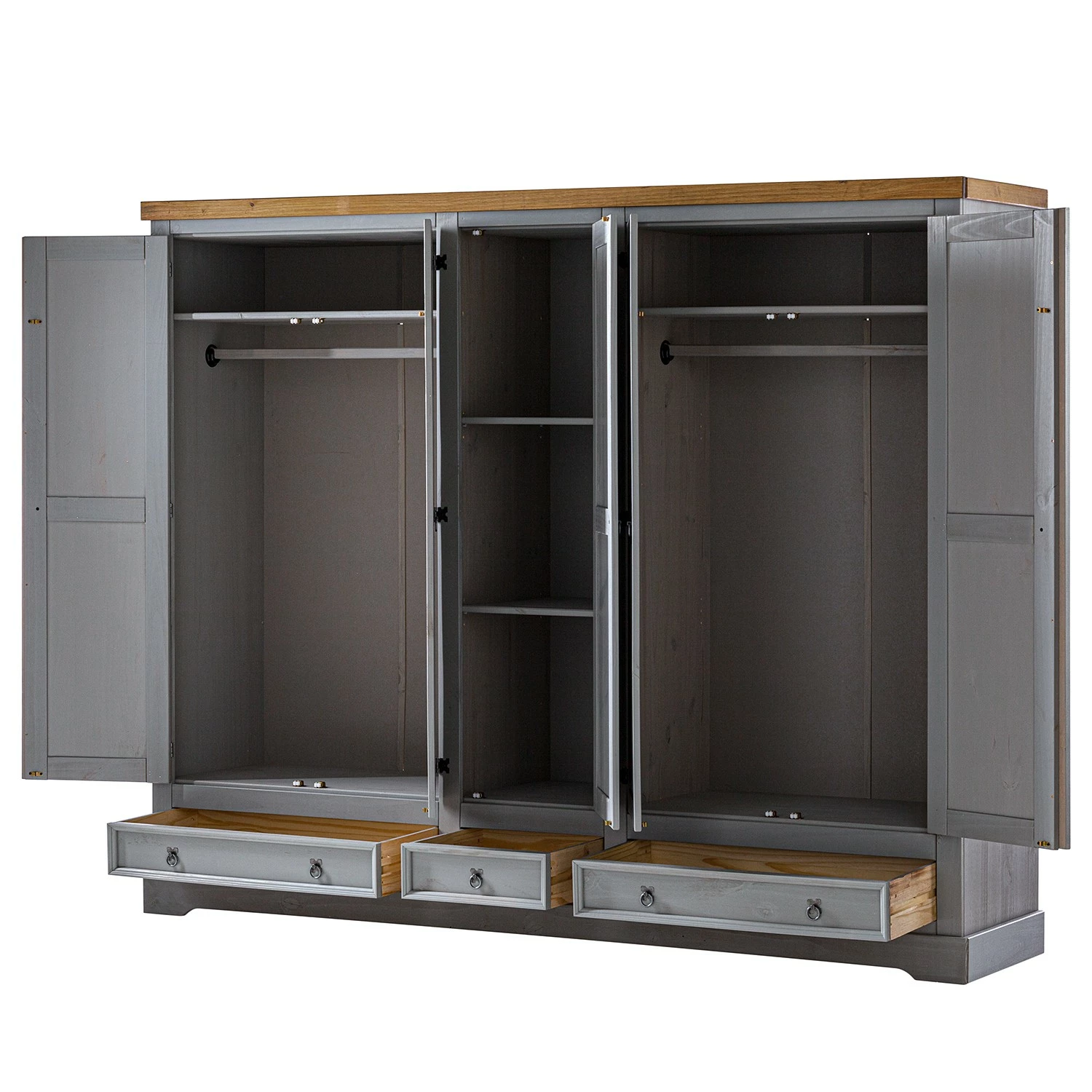 Maison Belfort Pin Armoire Finca Rustica Ii 242 Cm Largeur 7 Maison Belfort Pin Armoire Finca Rustica Ii 242 Cm Largeur – Image 5