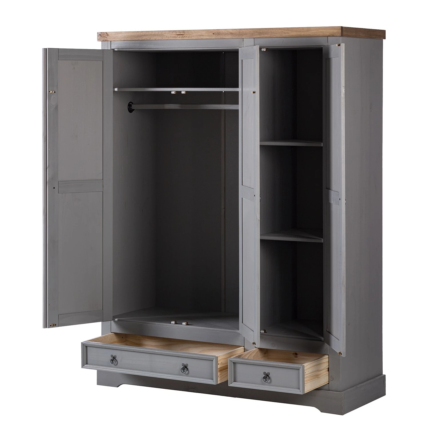 Maison Belfort Pin Armoire Finca Rustica Ii 154 Cm Largeur 7 Maison Belfort Pin Armoire Finca Rustica Ii 154 Cm Largeur – Image 5