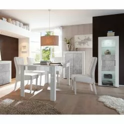 Lc Vitrine Imitation Béton Easy Spa Brillant Blanc -Armoires Soldes 1000178267 201029 08534800585 MOOD DETAILS P000000001000178267 mood