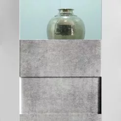 Lc Vitrine Imitation Béton Easy Spa Brillant Blanc -Armoires Soldes 1000178267 201029 08535600587 DETAILS P000000001000178267