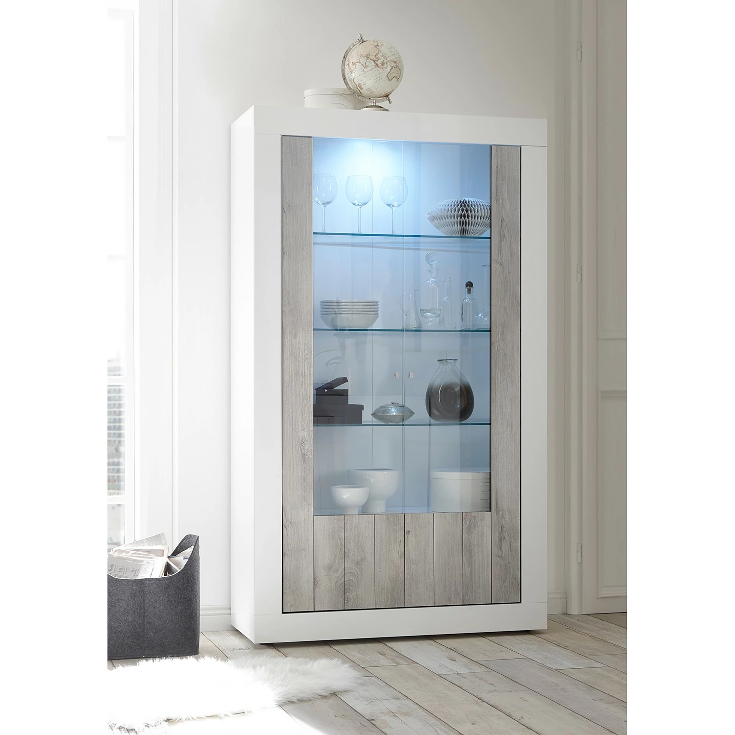 Lc Vitrine Urbino Spa Clair Blanc Gri 4 Lc Vitrine Urbino Spa Clair Blanc Gri â Image 2