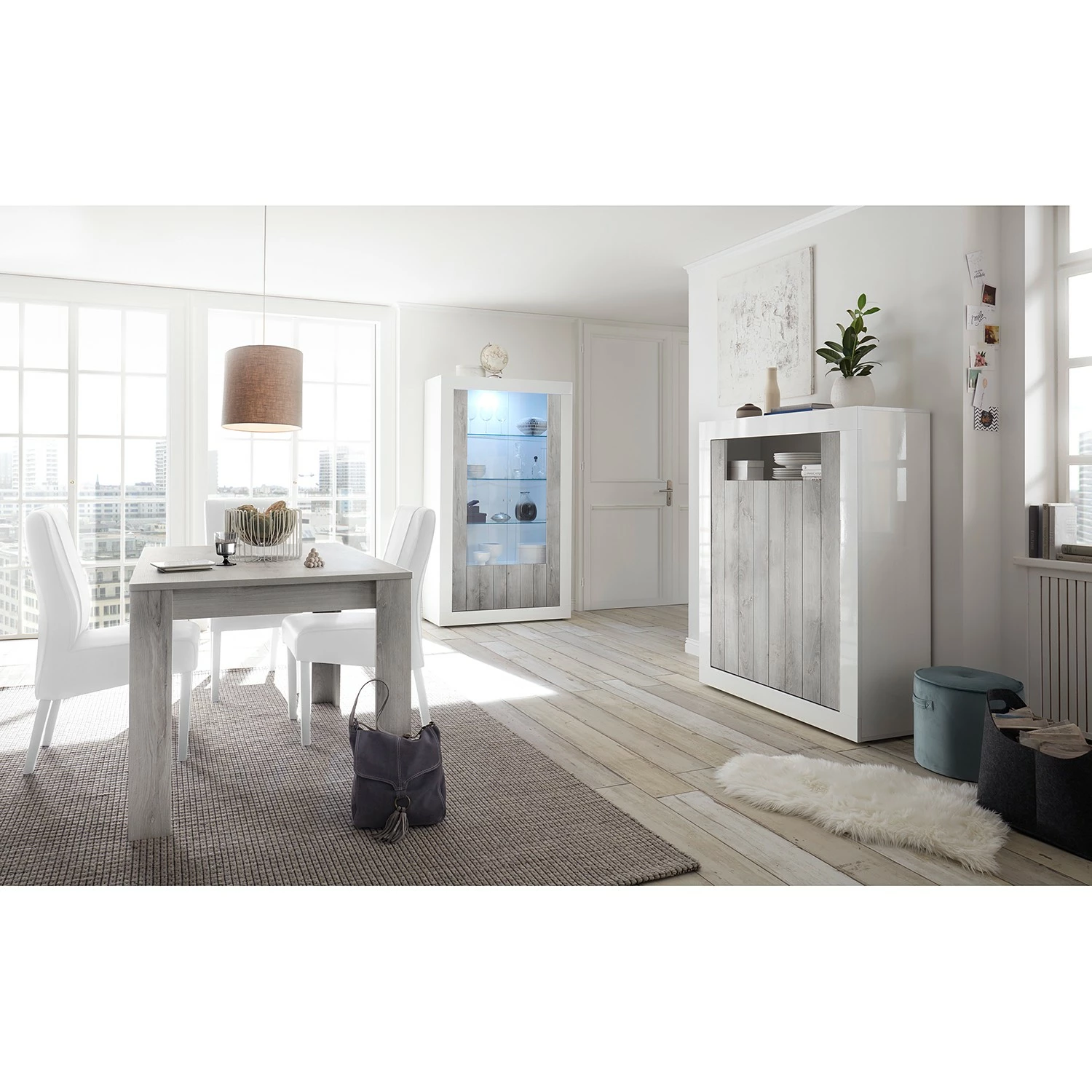 Lc Vitrine Urbino Spa Clair Blanc Gri 8 Lc Vitrine Urbino Spa Clair Blanc Gri â Image 6