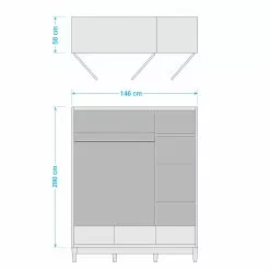 Mørteen Armoire -Armoires Soldes 1000181754 210622 14322400029 SKETCH DETAILS P000000001000181754 sketch