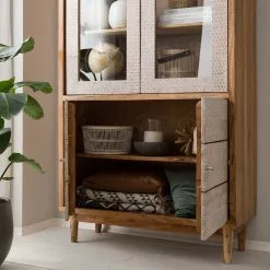 Ars Manufacti Vitrine Acacia Massif Acacia -Armoires Soldes 1000182056 200227 06193200018 MOOD DETAILS P000000001000182056 mood