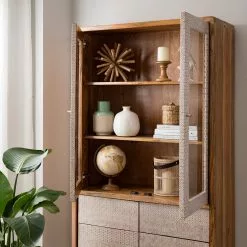 Ars Manufacti Vitrine Acacia Massif Acacia -Armoires Soldes 1000182056 200227 06193200019 MOOD DETAILS P000000001000182056 mood