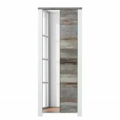 Bickley I - Blanc Armoire Imitation Bois Loftscape -Armoires Soldes 1000183573 190726 05595400038 DETAILS P000000001000183573