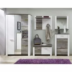 Bickley Armoire Ii Bois Imitation Loftscape Blanc -Armoires Soldes 1000183574 190726 05595500045 MOOD DETAILS P000000001000183574 mood