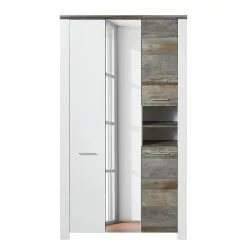 Bickley Armoire Ii Bois Imitation Loftscape Blanc -Armoires Soldes 1000183574 190726 05595500046 DETAILS P000000001000183574