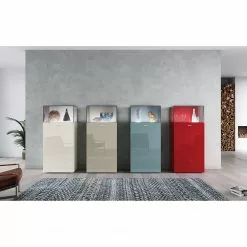 Now! By Hülsta Vitrine Now No. 14 Pétrole Brillant -Armoires Soldes 1000184128 190903 08150100060 MOOD DETAILS P000000001000184128 mood