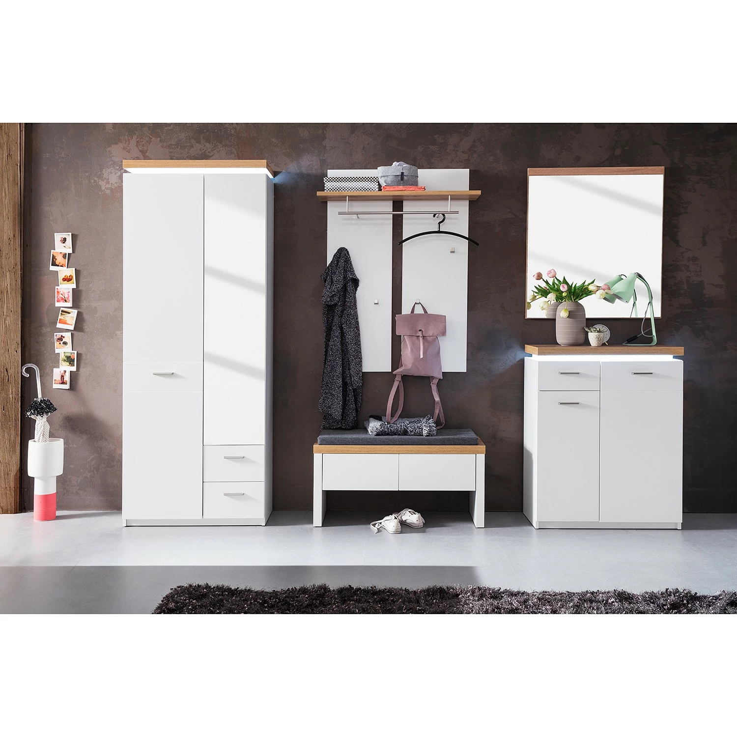 De Wotan Armoire Loftscape Éclairage Imitation Mundai Blanc 5 De Wotan Armoire Loftscape Éclairage Imitation Mundai Blanc – Image 3