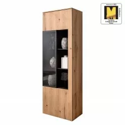 Gwinner Vitrine Placage Chêne Anthracite Métal Véritable Bois Style -Armoires Soldes 1000188727 191119 12335500016 ICON DETAILS P000000001000188727 icon seal
