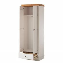 Maison Belfort Pin Armoire Massif Couleur Miel Blanc -Armoires Soldes 1000188911 200306 14445500005 DETAILS P000000001000188911