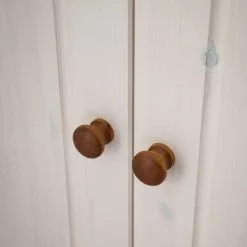 Maison Belfort Pin Armoire Massif Couleur Miel Blanc -Armoires Soldes 1000188911 200611 12012900028 DETAILS P000000001000188911