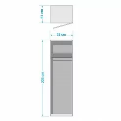 Hülsta Now! By Hülsta Now Basic I -Armoires Soldes 1000190286 210720 08062300008 SKETCH DETAILS P000000001000190286 sketch