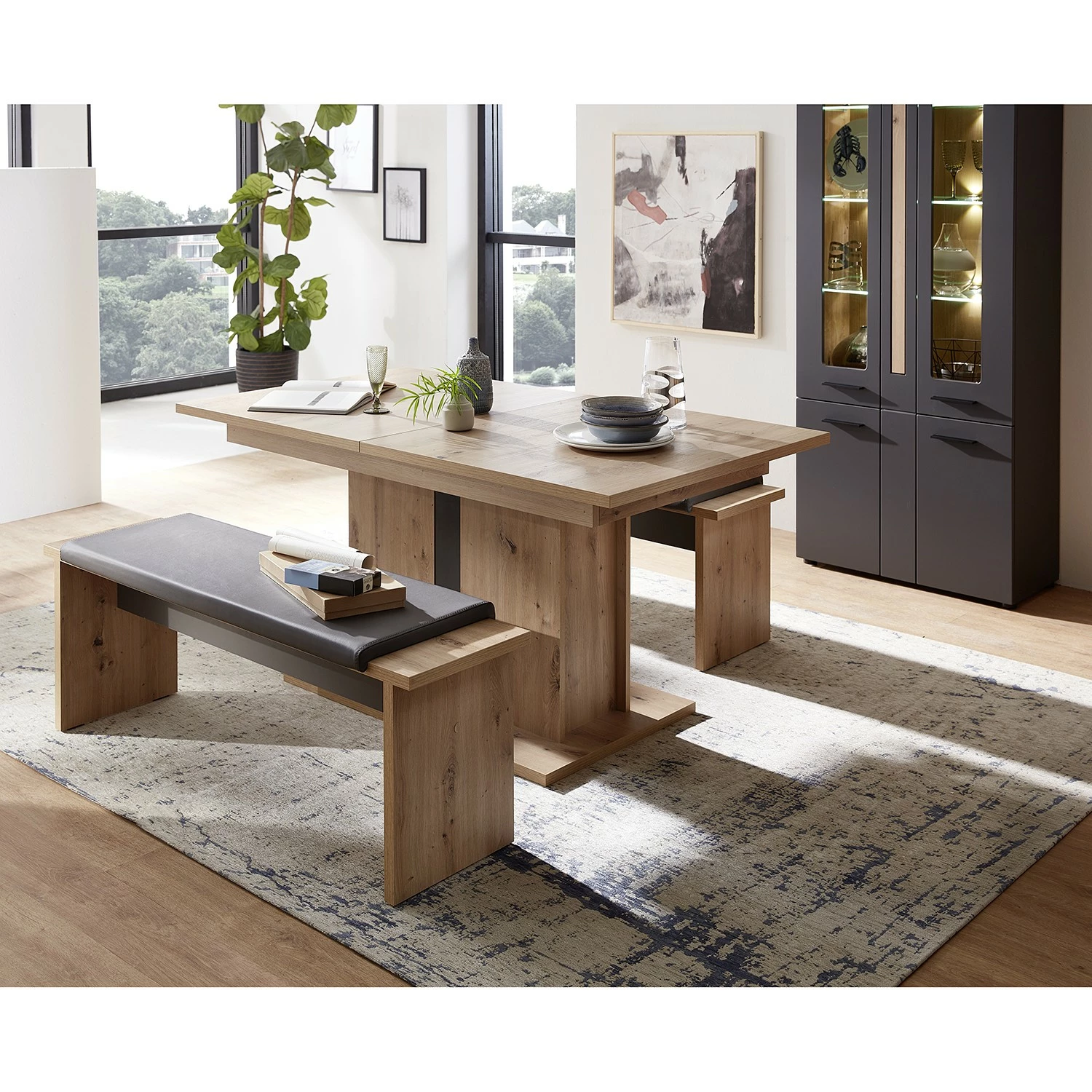 Vitrine Parolin Éclairage Living Foncé Red Gri 8 Vitrine Parolin Éclairage Living Foncé Red Gri – Image 6