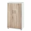 Furnitive Armoire de bureau Lezan II - Imitation chêne de Sonoma / Blanc -Armoires Soldes 1000191317 191031 16045400032 IMAGE P000000001000191317