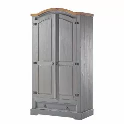 Maison Belfort Pin Armoire Largeur 100 Cm