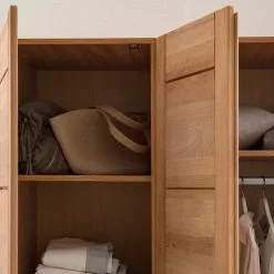 Ars Natura Armoire Hêtre Massif Largeur 152 Cm -Armoires Soldes 1000195501 200513 13545800017 DETAILS P000000001000195501