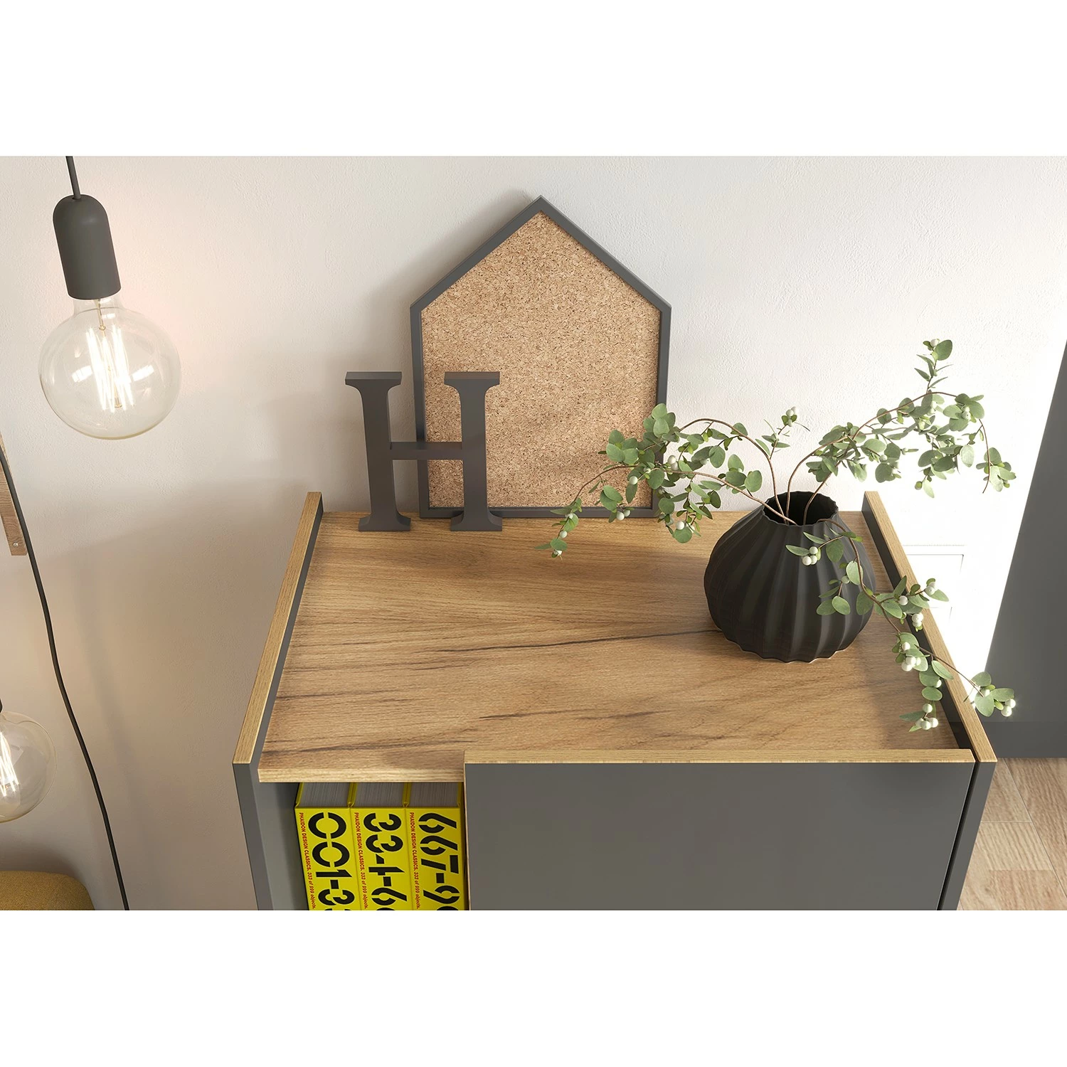 Germania Armoire Austin I Graphite Imitation 8 Germania Armoire Austin I Graphite Imitation – Image 6