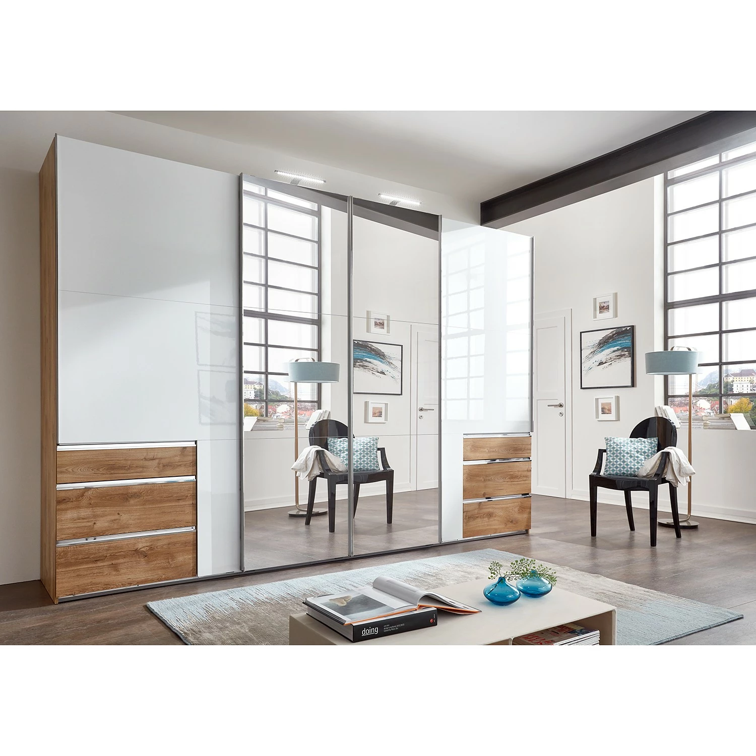 Armoire L. 36D Iv Largeur Hauteur 216 Cm 350 Cm Miroir Coulissante Fresh To Go 4 Armoire L. 36D Iv Largeur Hauteur 216 Cm 350 Cm Miroir Coulissante Fresh To Go – Image 2