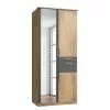 Wimex Armoire Koblenz I Chêne Brut De Sciage Graphite Largeur 91 Cm Compartiment Imitation -Armoires Soldes 1000202203 200205 10460700028 IMAGE P000000001000202203