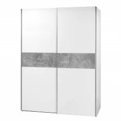 Niceville I - Blanc Armoire Béton Loftscape Imitation