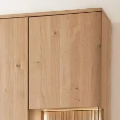 Vitrine Planch Salvo Ii Chêne Chêne Massif Loftscape Bianco Gri -Armoires Soldes 1000207361 200317 14292700112 DETAILS P000000001000207361