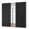 Miroir Level Armoire 36C Largeur 236 Cm Hauteur 250 Cm San Porte Brillant Blanc Noir -Armoires Soldes 1000207942 200611 14263800293 IMAGE P000000001000207942