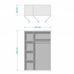Ars Natura Armoire Woodston -Armoires Soldes 1000208524 200319 10230700018 SKETCH DETAILS P000000001000208524 sketch scaled