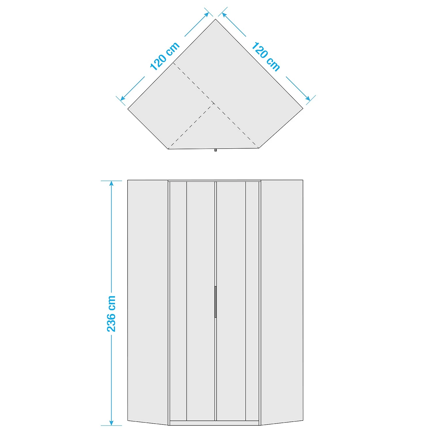 Level Armoire 36C Imitation Chêne 236 Cm Hauteur Fresh To Go Blanc Brillant 7 Level Armoire 36C Imitation Chêne 236 Cm Hauteur Fresh To Go Blanc Brillant – Image 5