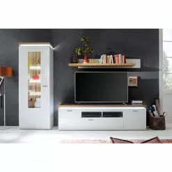 Chêne De Wotan Vitrine Imitation Éclairage Loftscape Blanc -Armoires Soldes 1000209053 200402 14343900041 MOOD DETAILS P000000001000209053 mood