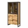 Naturoo Placage Vitrine Bois Ironwood Métal Gri -Armoires Soldes 1000213211 200512 14001800017 IMAGE P000000001000213211