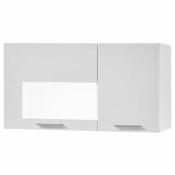Vitrine Mat Murale Brillant Loftscape Blanc