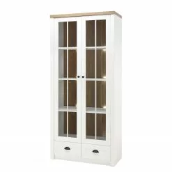 Norrwood Vitrine Proville Ii Imitation Chêne Blanc