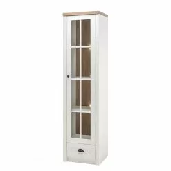 Norrwood Proville Vitrine I Imitation Chêne Blanc