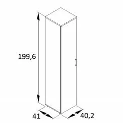 Cookley Furnitive Iii Anthracite 15 Cookley Furnitive Iii Anthracite -Armoires Soldes 1000214833 200608 06121300058 SKETCH DETAILS P000000001000214833 sketch