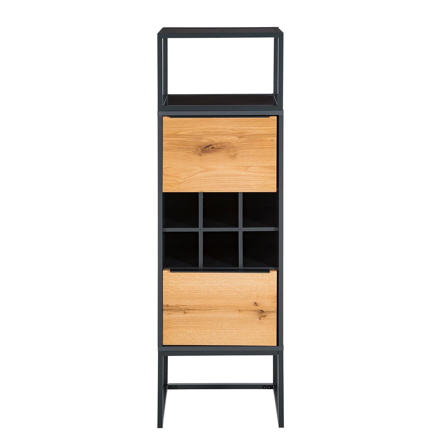 Barview Chêne Anthracite Armoire Ii Living Red 8 Barview Chêne Anthracite Armoire Ii Living Red – Image 6