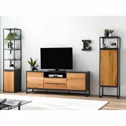 Barview Chêne Anthracite Armoire I Living Red -Armoires Soldes 1000218361 210413 12580700015 MOOD DETAILS P000000001000218361 mood