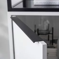 Fredriks Armoire White Hall II - Blanc mat / Noir -Armoires Soldes 1000218376 210316 08062100022 DETAILS P000000001000218376