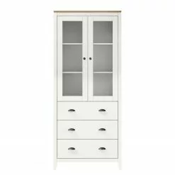 Maison Belfort Vitrine Pin Ii Massif Rivery Blanc 9 Maison Belfort Vitrine Pin Ii Massif Rivery Blanc -Armoires Soldes 1000218470 210128 06223600184 DETAILS P000000001000218470